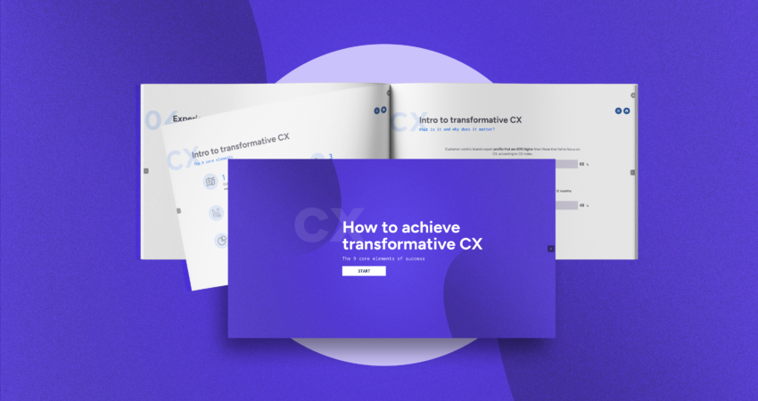 How to achieve transformative CX feature image