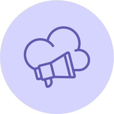 Cloud Marketing Icon