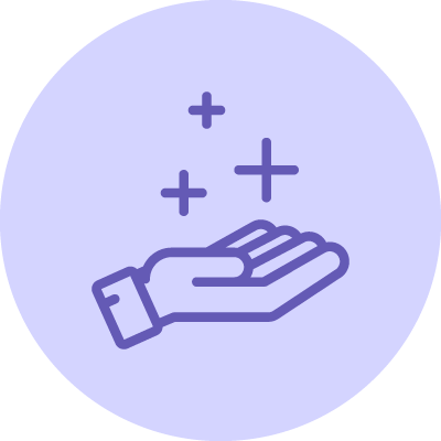 Icon Hand Plus Signs