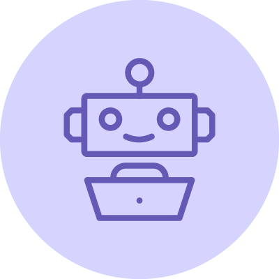 Icon Robot Laptop