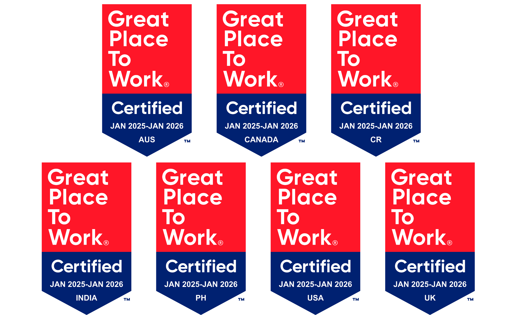 Great Place to Work 2025 Banners